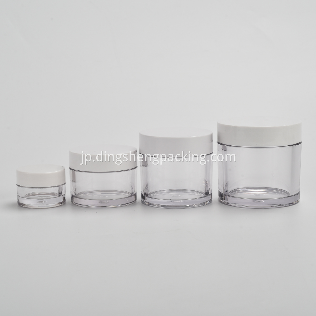 Cosmetic Cream Sleeping Mask PET Plastic Jar